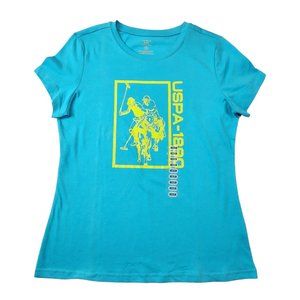 U.S. Polo Assn Women's Short Sleeve T-Shirt Graphic Print Tee